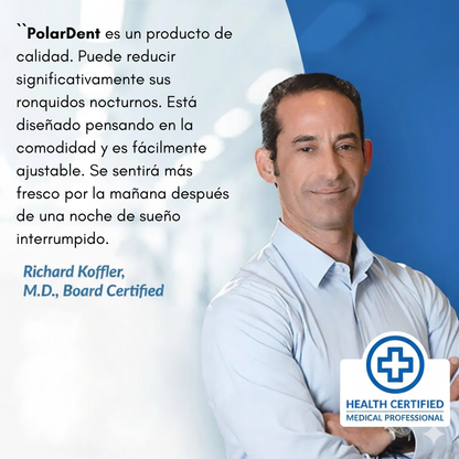 Bucal anti-ronquidos ajustable PolarDent™ - Polarnova