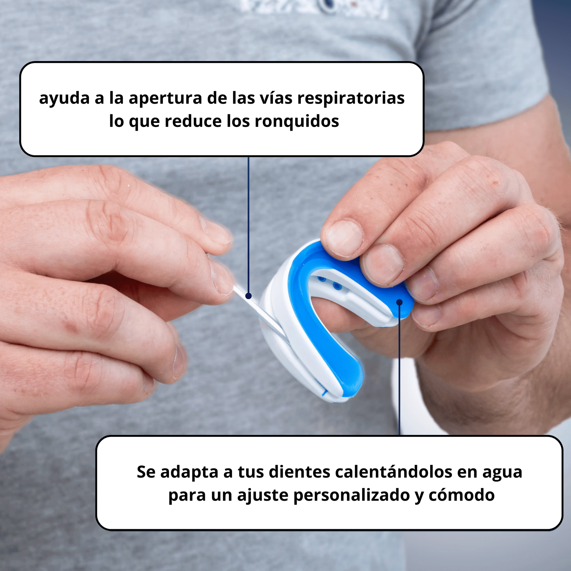 Bucal anti-ronquidos ajustable PolarDent™ - Polarnova