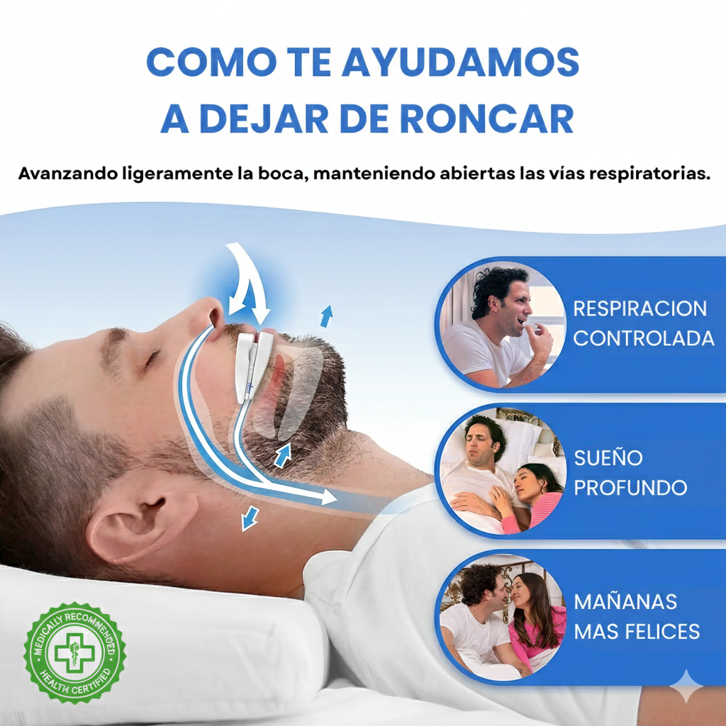 Bucal anti-ronquidos ajustable PolarDent™ - Polarnova
